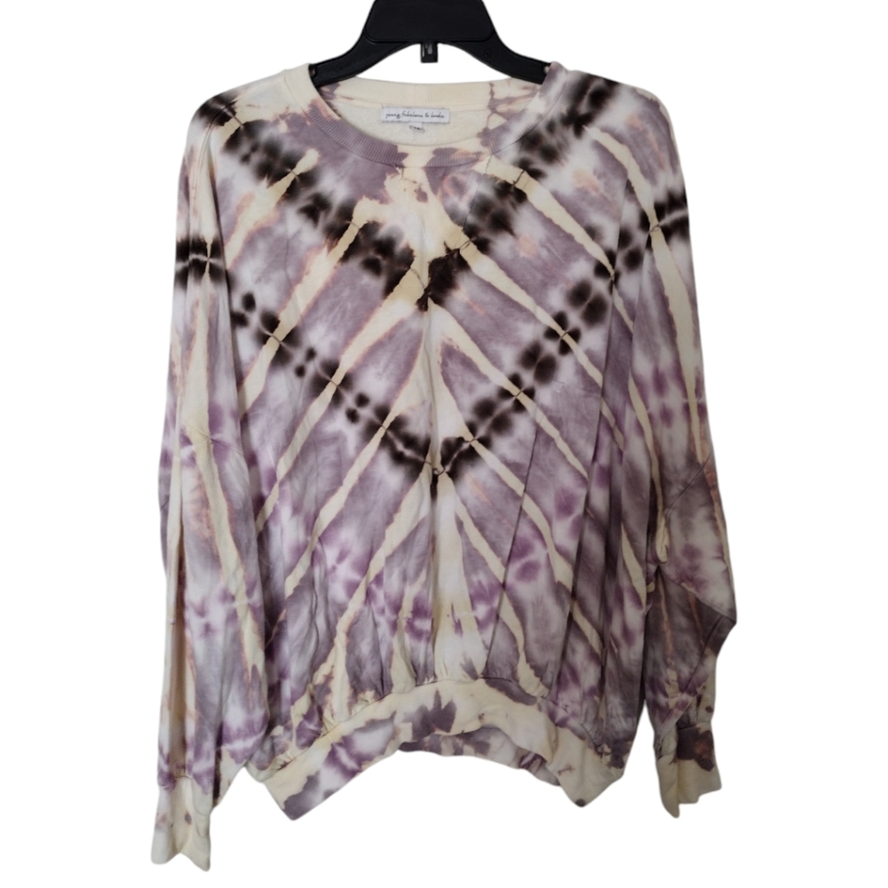 Young Fabulous & Broke tie-dyed sweatshirt size medium
